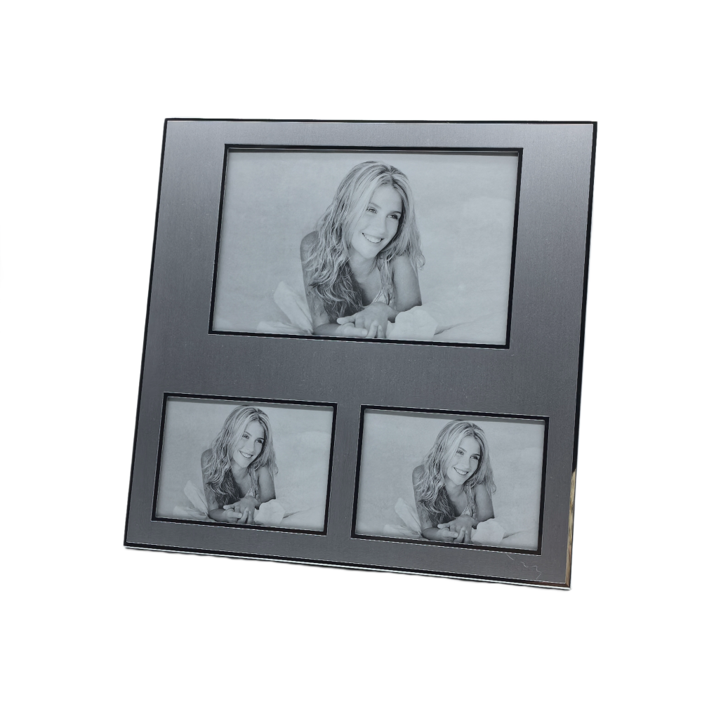 Euro Style Square Picture Frame,Real Glass Photo Frame For Wall And Tabletop Display Family Office