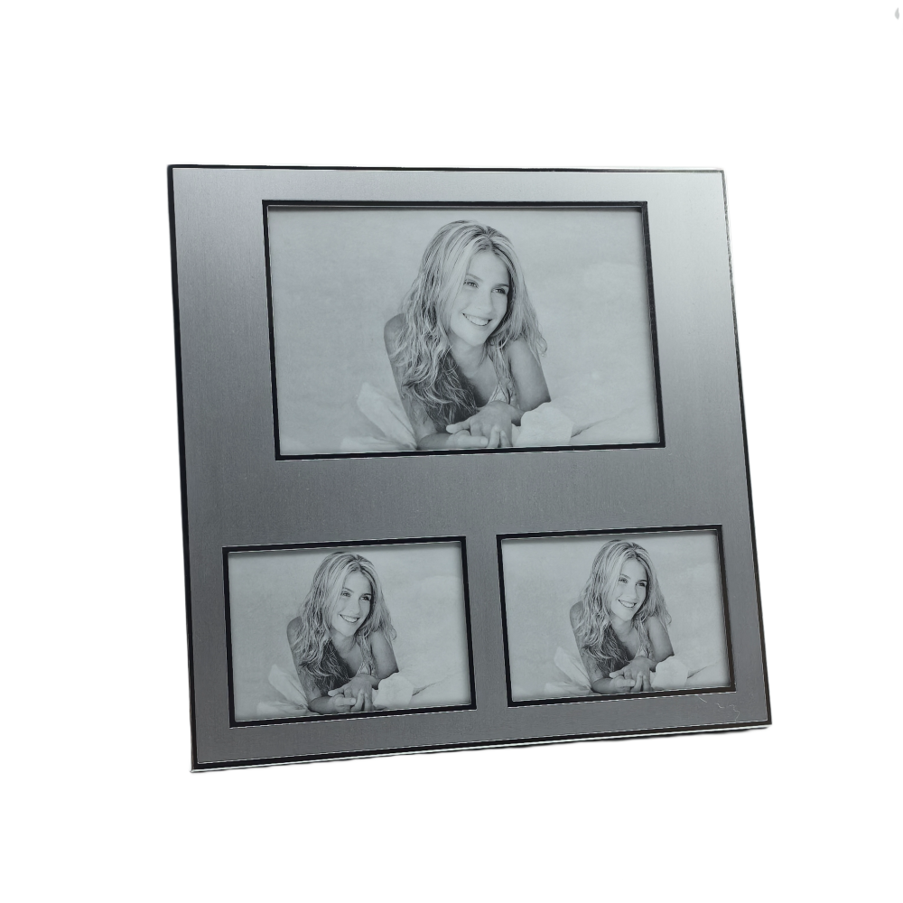 Euro Style Square Picture Frame,Real Glass Photo Frame For Wall And Tabletop Display Family Office