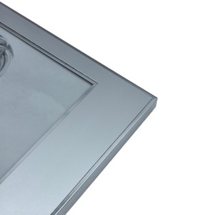 Euro Style Square Picture Frame,Real Glass Photo Frame For Wall And Tabletop Display Family Office