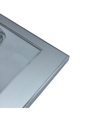 Euro Style Square Picture Frame,Real Glass Photo Frame For Wall And Tabletop Display Family Office