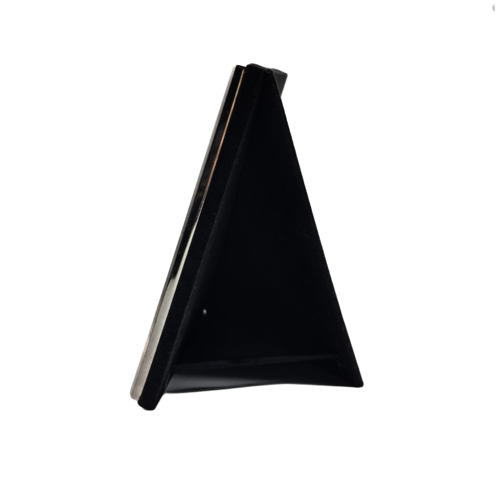 Picture Frame With Purple Rhinestone Edge,Real Glass Photo Frame For Wall And Tabletop Display Family Office