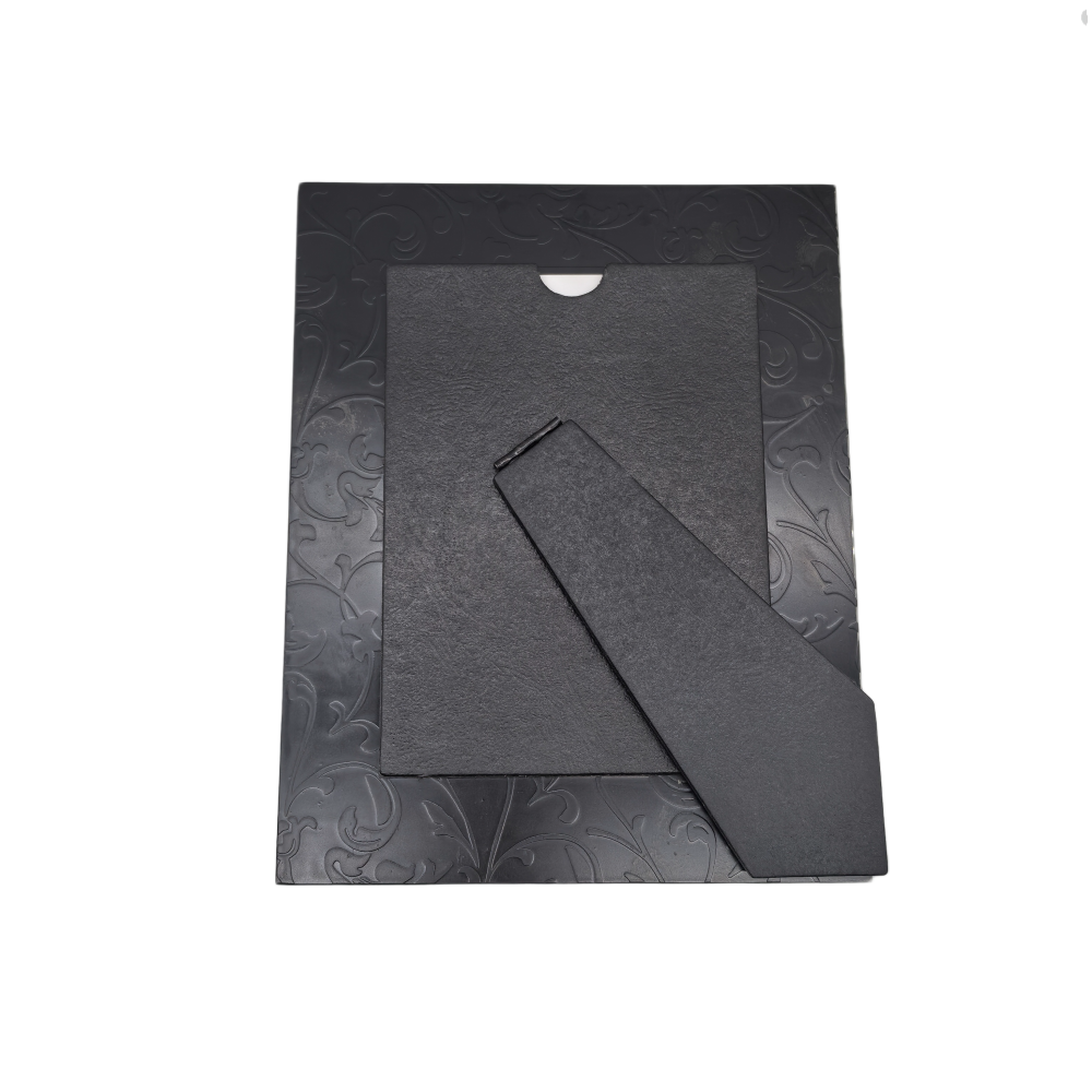 Vintage Picture Frame With Cirrus Pattern,Real Glass Photo Frame For Wall And Tabletop Display Family Office