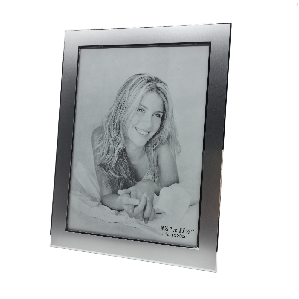 Euro Style Silver Picture Frame,Large Size,Real Glass Photo Frame For Wall And Tabletop Display Family Office