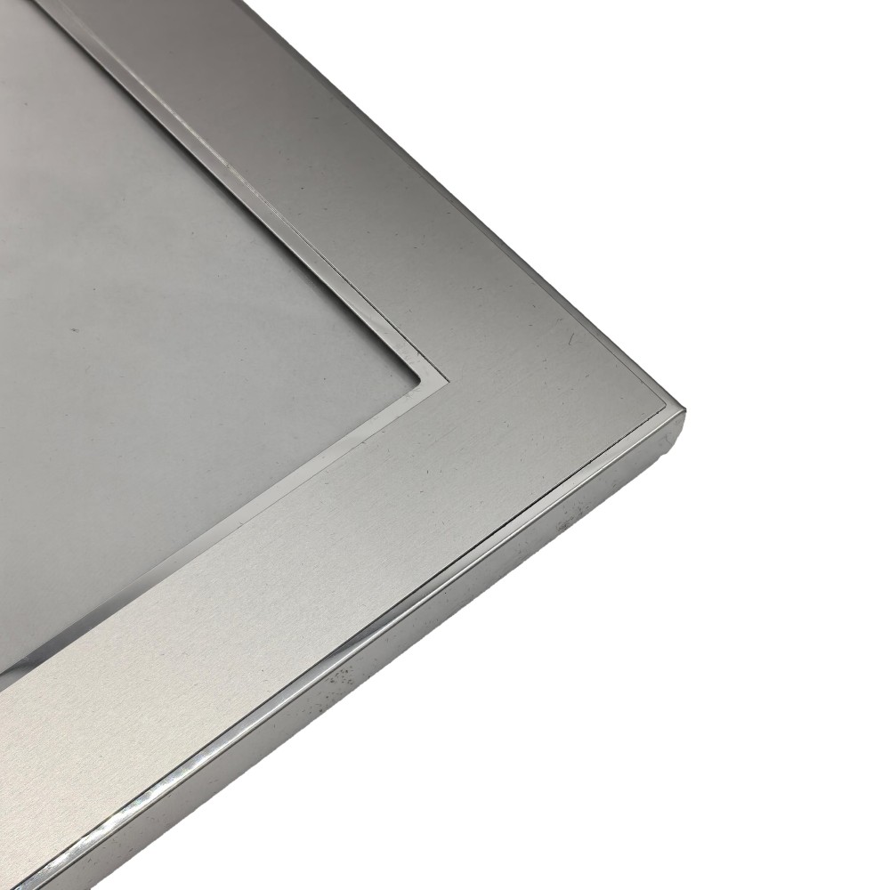 Euro Style Silver Picture Frame,Large Size,Real Glass Photo Frame For Wall And Tabletop Display Family Office