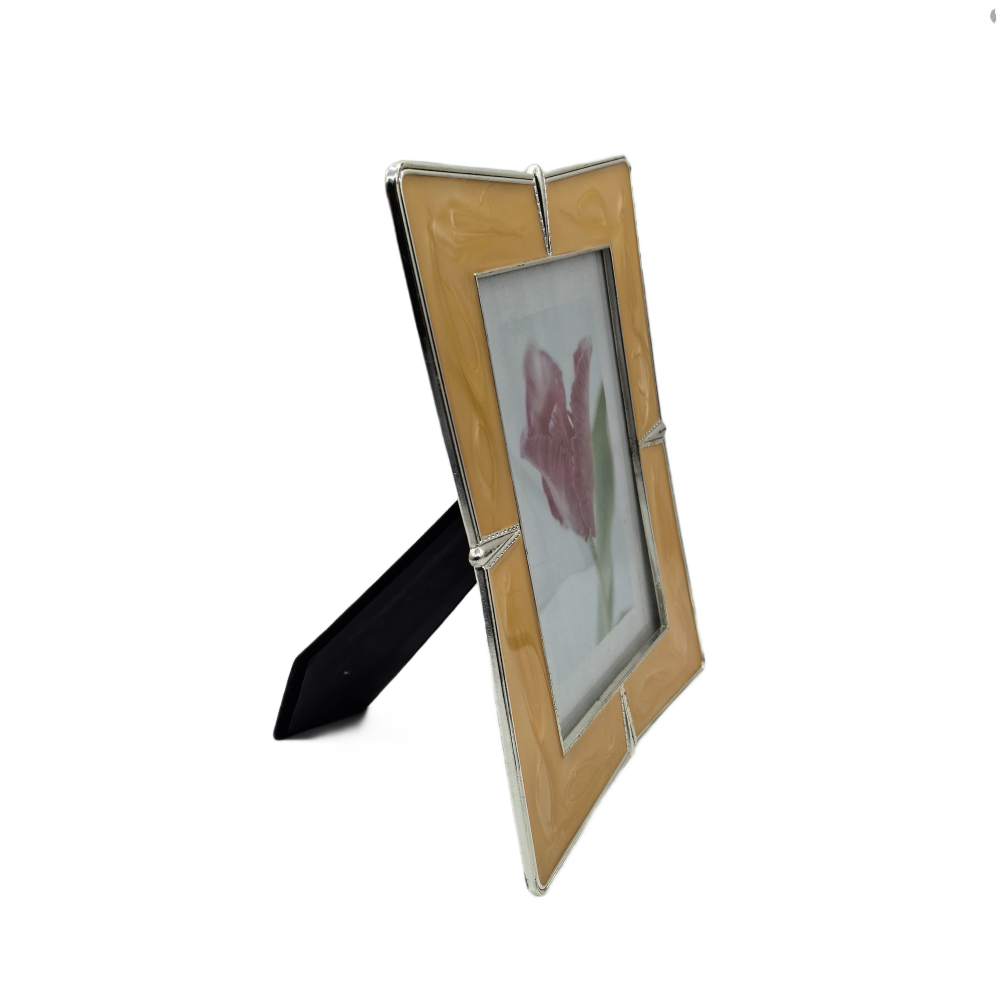 Elegant Embossed Picture Frame,Real Glass Photo Frame For Wall And Tabletop Display Family Office