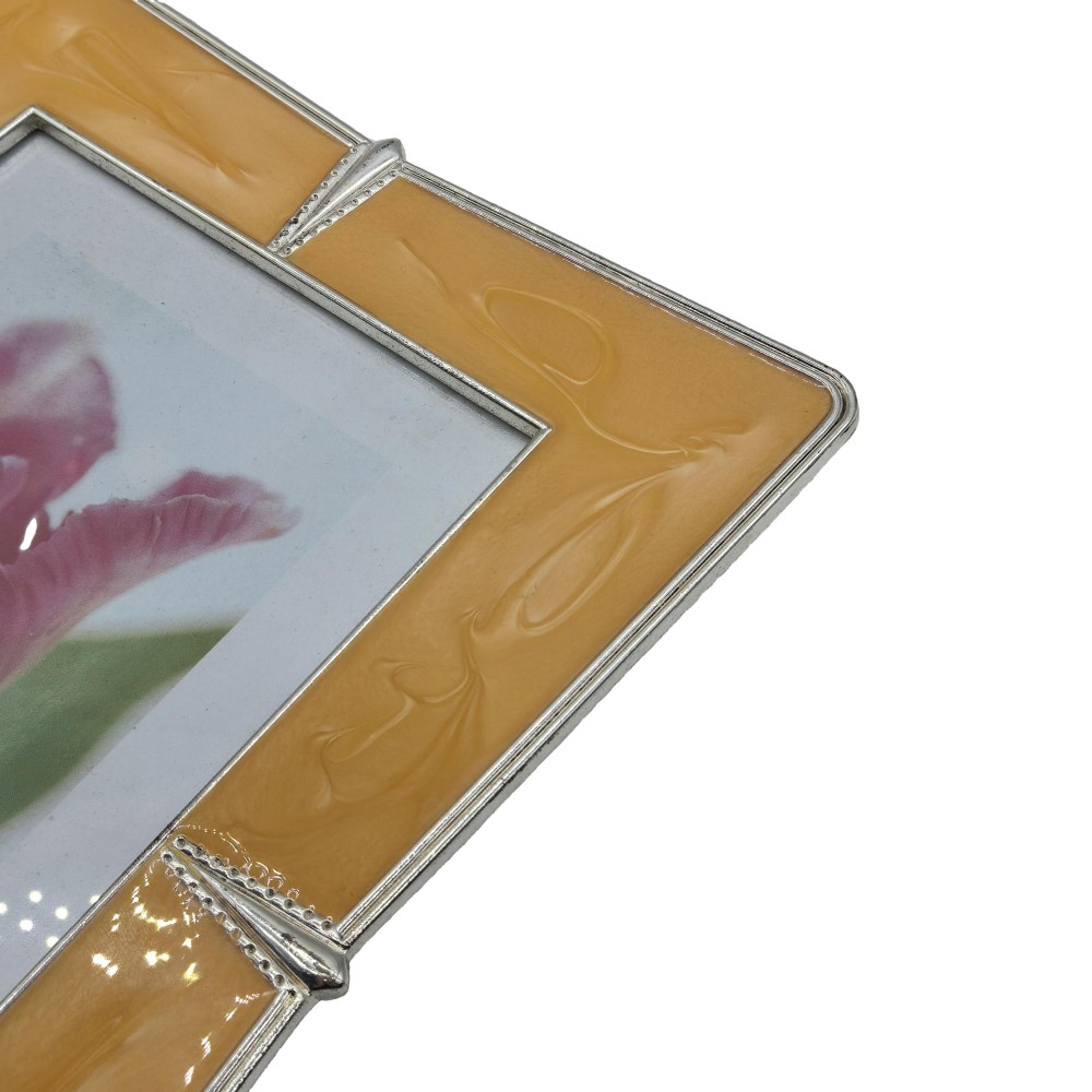 Elegant Embossed Picture Frame,Real Glass Photo Frame For Wall And Tabletop Display Family Office