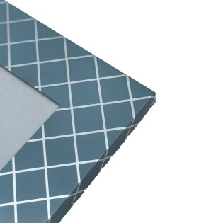 Picture Frame With Checks Pattern,Real Glass Photo Frame For Wall And Tabletop Display Family Office