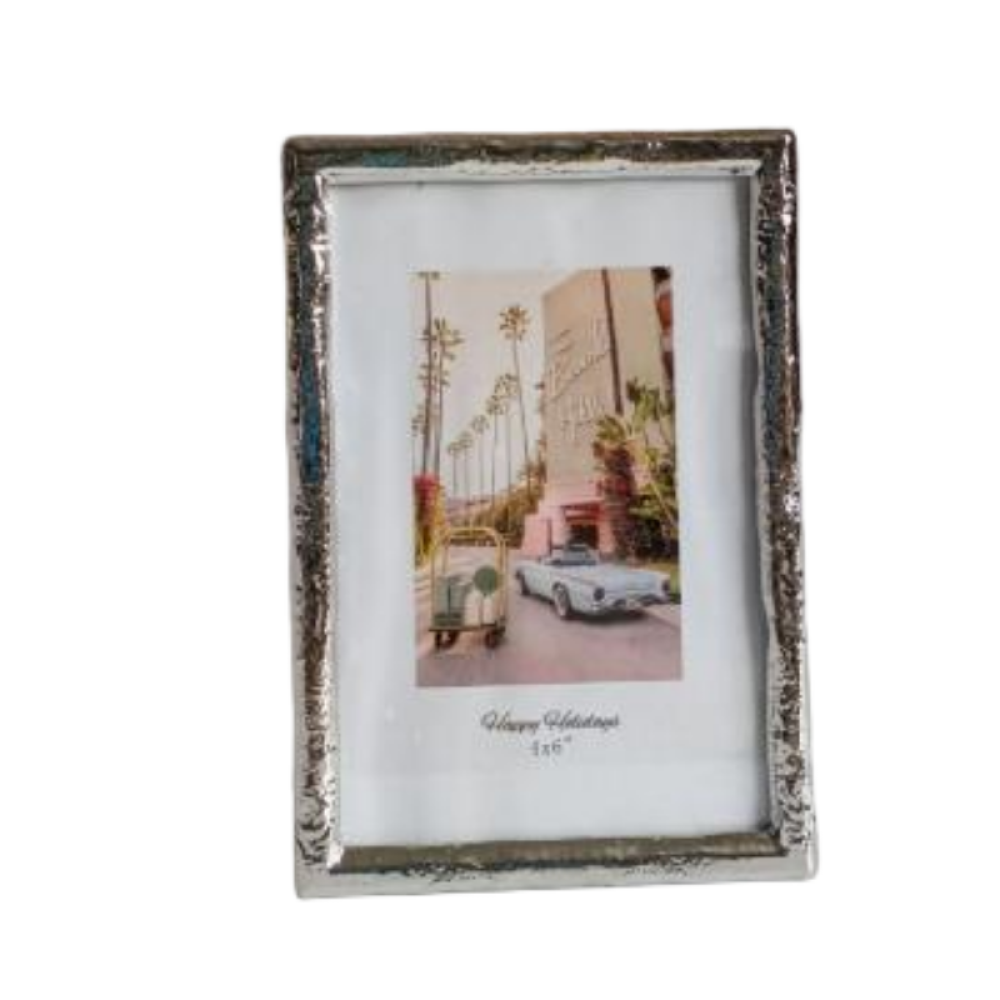 Silver Metal Picture Frame,Picture Frames For Wall And Tabletop Display Family Office