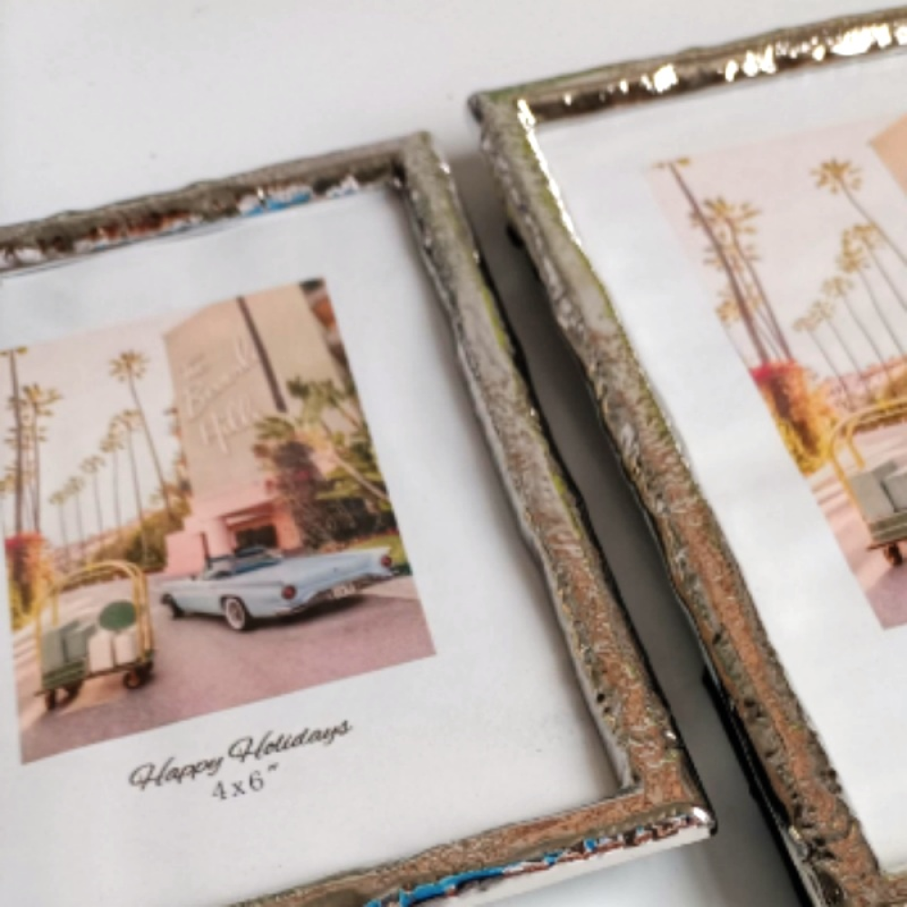 Silver Metal Picture Frame,Picture Frames For Wall And Tabletop Display Family Office