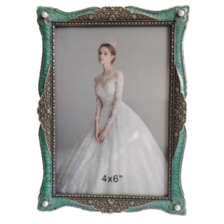 Vintage Metal Picture Frame,Picture Frames For Wall And Tabletop Display Family Office