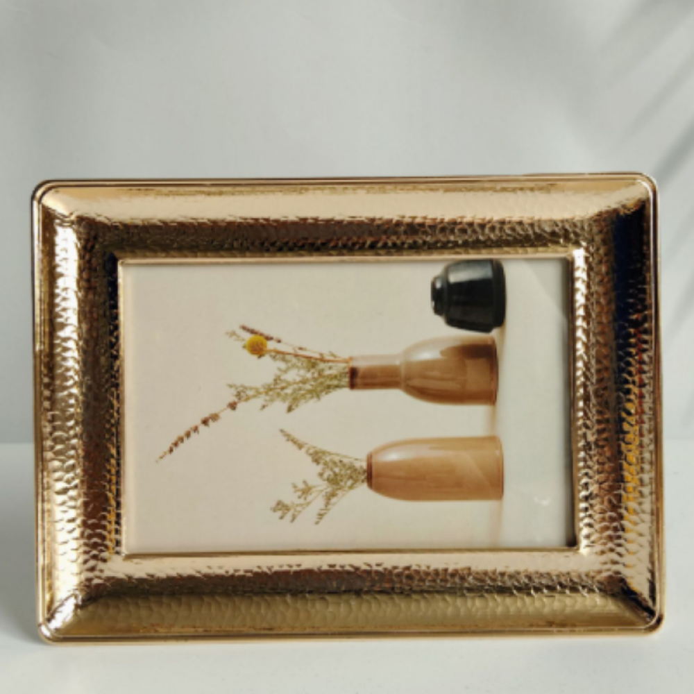 Gold Metal Picture Frame,Picture Frames For Wall And Tabletop Display Family Office
