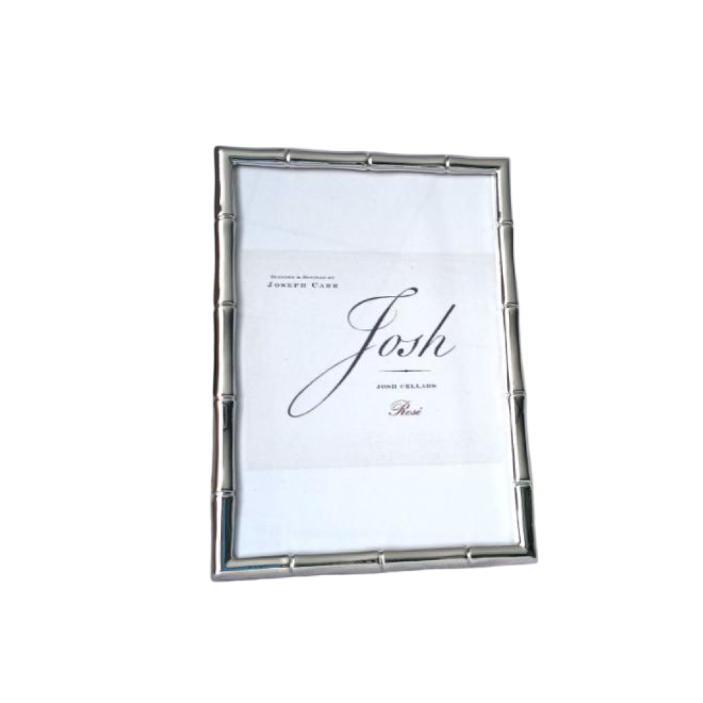 Silver Bamboo Design Picture Frame,Picture Frames For Wall And Tabletop Display Family Office