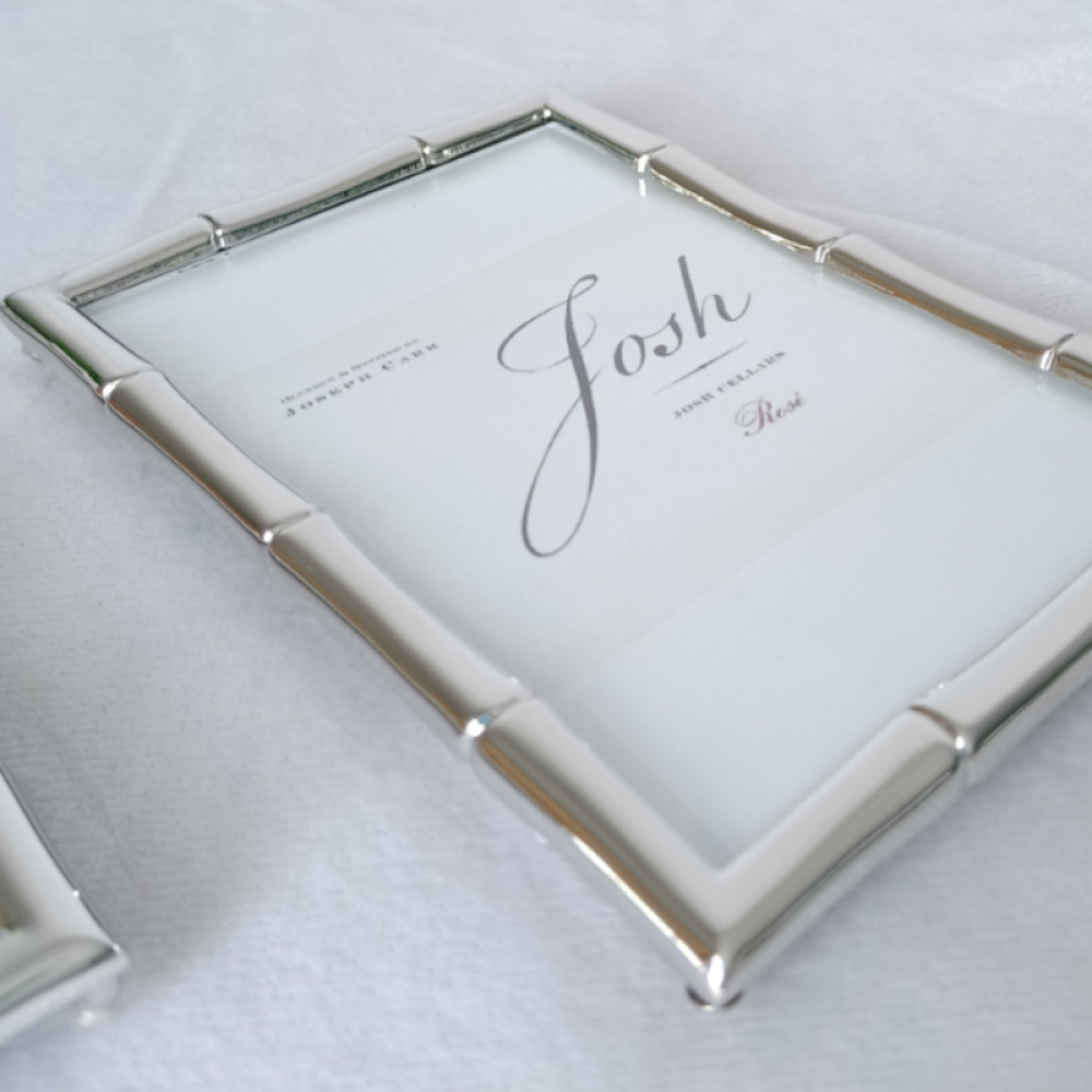 Silver Bamboo Design Picture Frame,Picture Frames For Wall And Tabletop Display Family Office