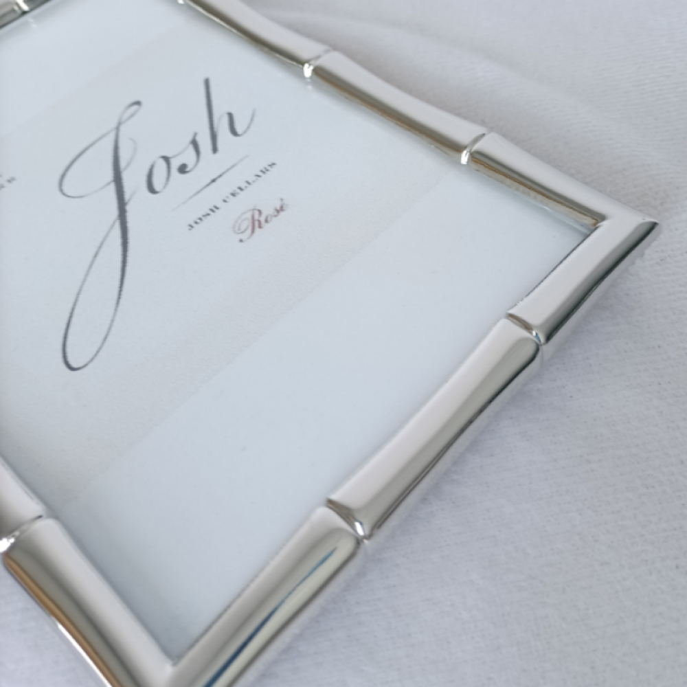 Silver Bamboo Design Picture Frame,Picture Frames For Wall And Tabletop Display Family Office