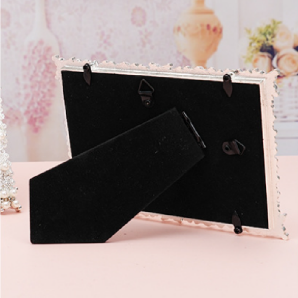 Picture Frame With Pearl For Wedding Gift,Picture Frames For Wall And Tabletop Display Family Office