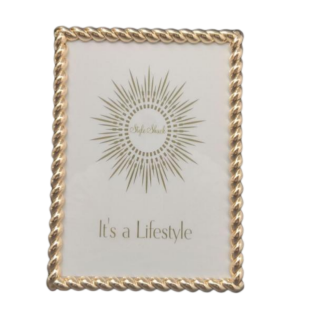 Gold Rope Design Picture Frame,Picture Frames For Wall And Tabletop Display Family Office