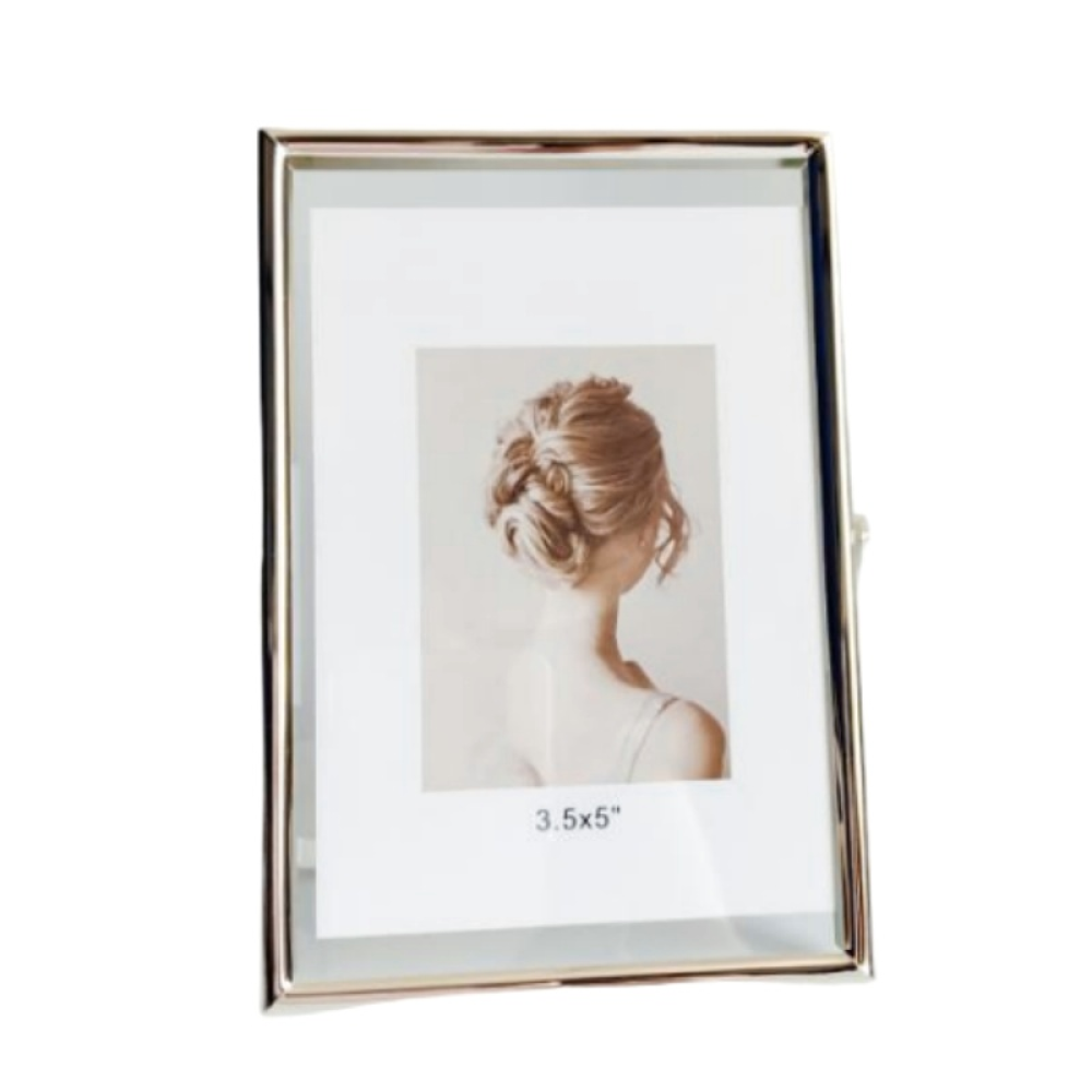 Silver Picture Frame,Real Glass Picture Frames For Wall And Tabletop Display Family Office
