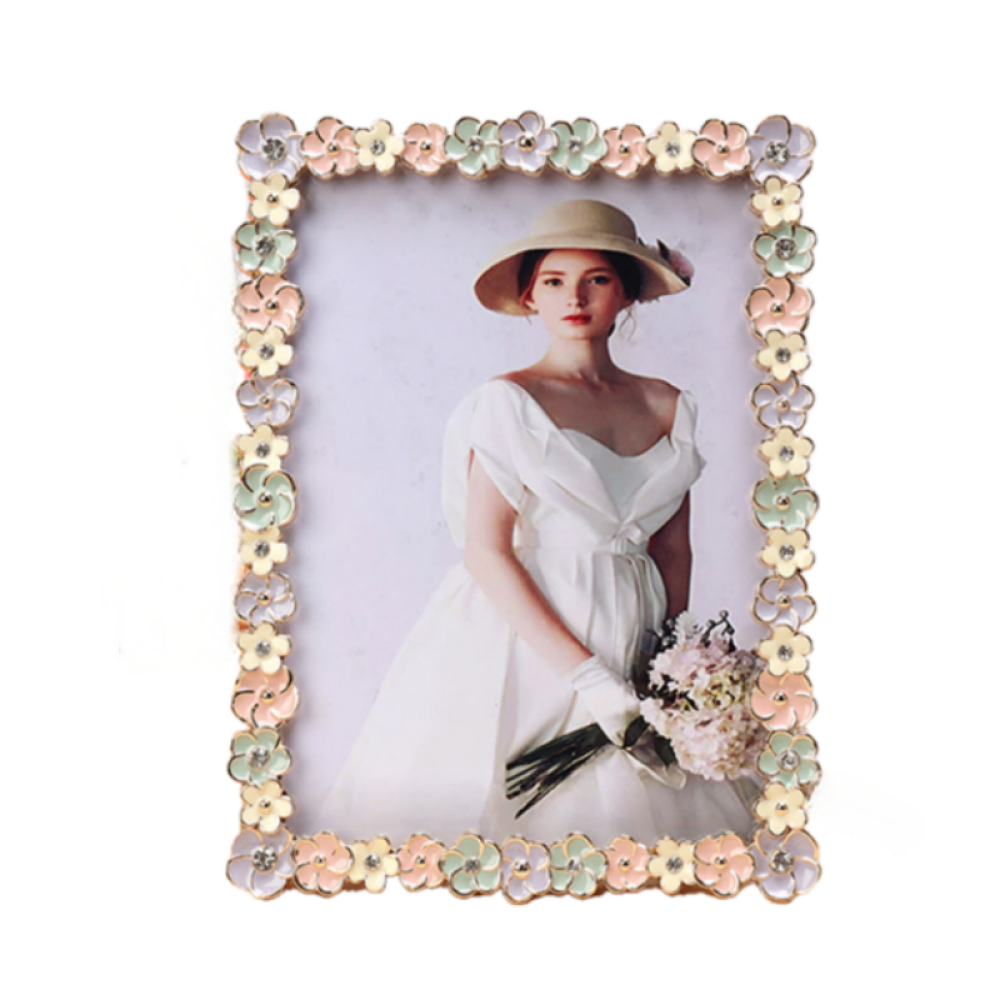 Colorful Flower Picture Frame,Picture Frames For Wall And Tabletop Display Family Office