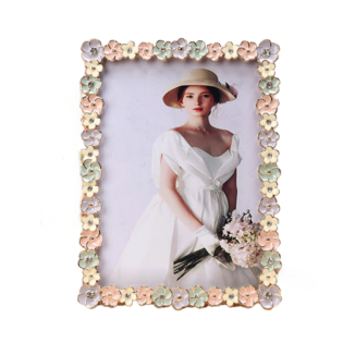 Colorful Flower Picture Frame,Picture Frames For Wall And Tabletop Display Family Office