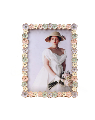 Colorful Flower Picture Frame,Picture Frames For Wall And Tabletop Display Family Office