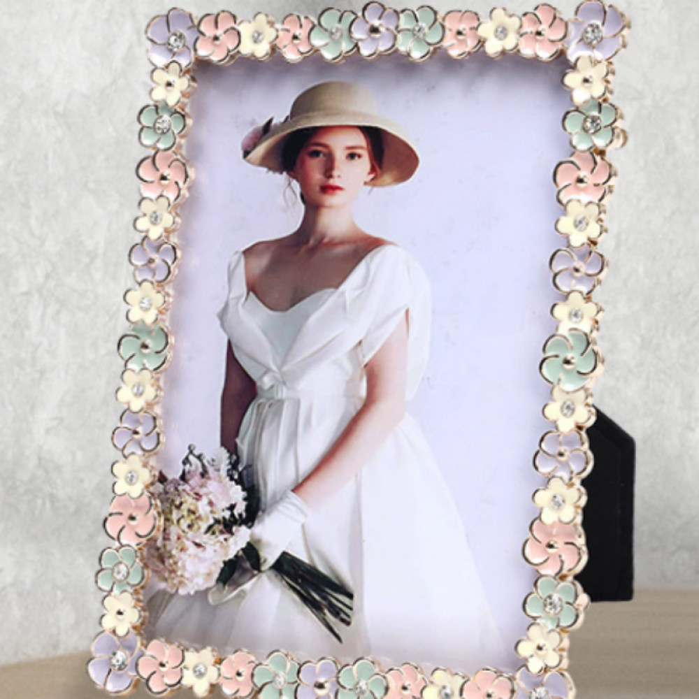 Colorful Flower Picture Frame,Picture Frames For Wall And Tabletop Display Family Office