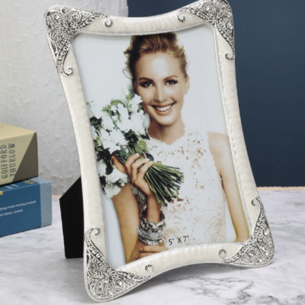 Baroque Picture Frame With Rhinestone Decoration,Picture Frames For Wall And Tabletop Display Family Office